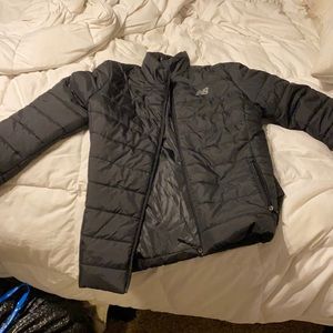Womens black new balance puff jacket